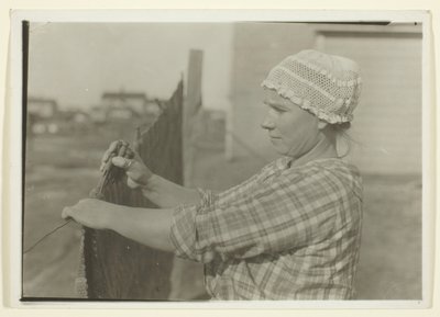 Žena slovanského horníka, New Dubois, Pennsylvania od Lewis Wickes Hine