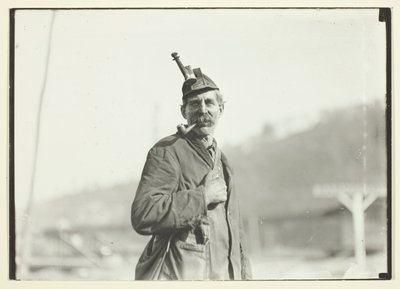 Velšský horník, důl v Západní Virginii od Lewis Wickes Hine