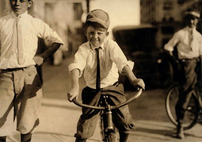 Western Union messenger boys, Houston, Texas, 1913 od Lewis Wickes Hine