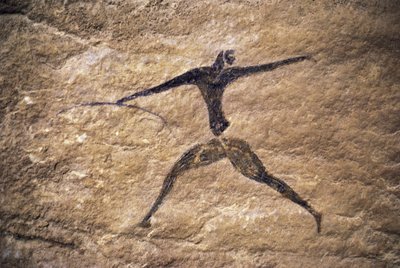 Archer, jeskynní malba, Tassili n