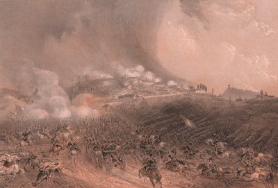 Útok Piedmontese na San Martino, Lombardie od Unbekannt Unbekannt