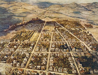 Rakousko, Vídeň, Panoráma města od Unbekannt Unbekannt
