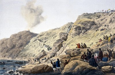 Pokládání kabelů Foilhummerum Bay, poblíž Valentia, Irsko od Unbekannt Unbekannt