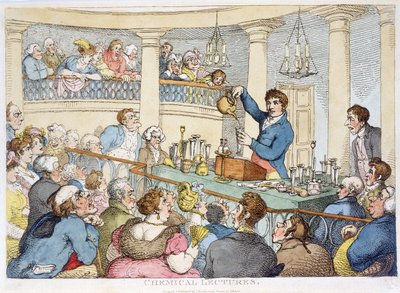 Chemické přednášky, c 1810 od Unbekannt Unbekannt