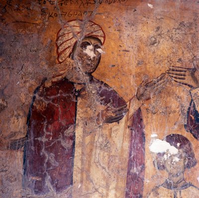 Freska v kostele v Kandanos, Kréta, Řecko (foto) od Unbekannt Unbekannt