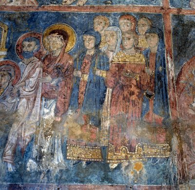 Fresky v kostele v Alikampos, Kréta, Řecko (foto) od Unbekannt Unbekannt