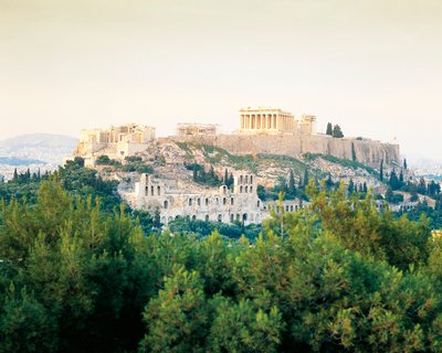 Řecko, Attika, Akropole v Aténách Parthenon od Unbekannt Unbekannt
