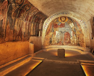 Itálie, Apulie, Gravina v Puglii, Skalní krypta kostela San Vito Vecchio od Unbekannt Unbekannt