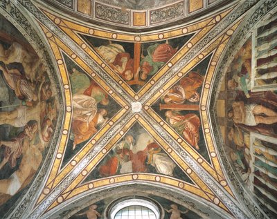 Italy, Lombardy Region, Milan, Chapel of Santa Corona vault in church of Santa Maria delle Grazie od Unbekannt Unbekannt