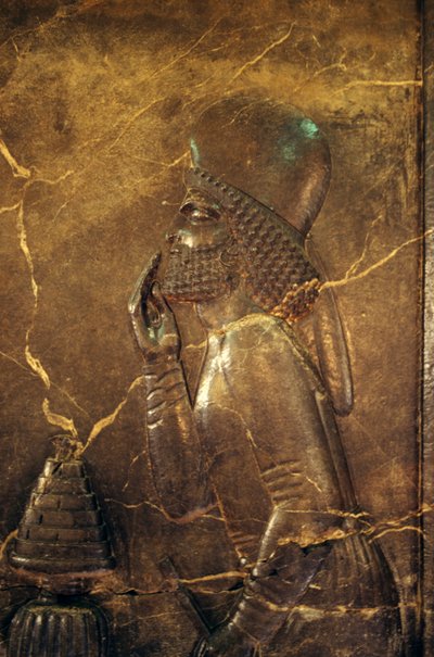 Médský úředník vzdávající hold králi Dareiovi I., asi 515 př. n. l., úleva od ministerstva financí Persepolis, Írán od Unbekannt Unbekannt