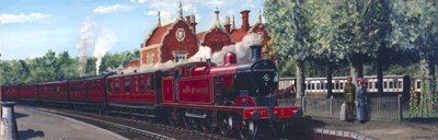 Železniční vlak North Staffordshire vjíždí do Stone Junction od Unbekannt Unbekannt