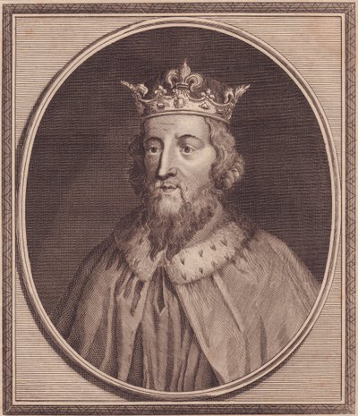 Portrét Alfreda Velkého (849-889), krále Wessexu, Spojené království, mědirytina od Johna Goldara (1729-1795) od Unbekannt Unbekannt