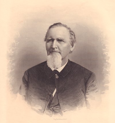 Portrét amerického metodistického duchovního Johna L Smithe, rytina FE Jones, circa 1870 od Unbekannt Unbekannt