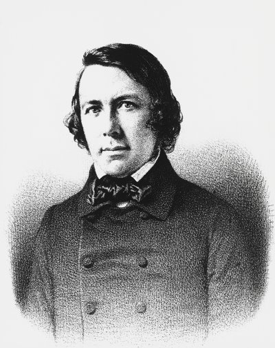 Portrét Charlese Forbes de Montalembert (1810-1870), francouzský politik, novinář a filozof, rytina od Unbekannt Unbekannt