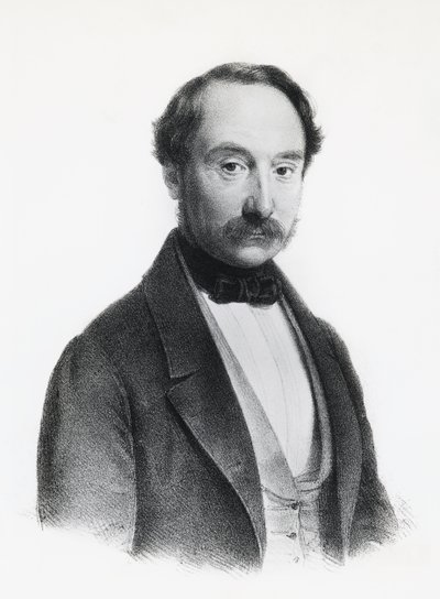 Portrét Francesca Rizzoliho (1809-1880), italského politika, lékaře a chirurga, rytina od Unbekannt Unbekannt
