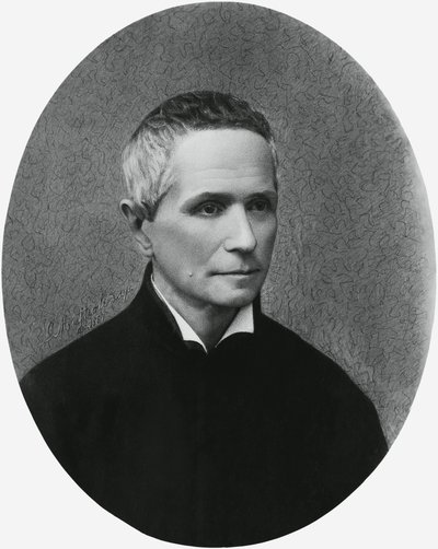 Portrét Giulia Isdegerde Cecchiho, známého jako otec Filippo Cecchi (1822-1887), italský fyzik, meteorolog a vynálezce, rytina od Unbekannt Unbekannt