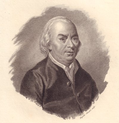 Portrét italského básníka Gian Carlo Passeroni (1713-1803), mědirytina Eugenio Silvestri od Unbekannt Unbekannt