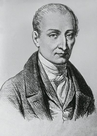 Portrét Josepha Nicephora Niepce (1765-1833), francouzského vynálezce heliografie od Unbekannt Unbekannt