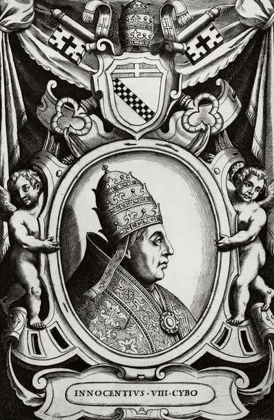 Portrét papeže Inocence VIII. (Giovanni Battista Cybo od Unbekannt Unbekannt