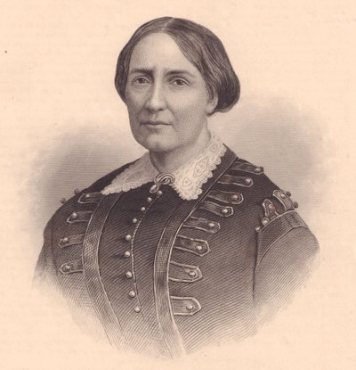 Portrét Teresy Christiny Bourbonské-Dvě Sicílie, císařovny Brazílie (1822-1889), rytina od Williama Wellstooda (1819-1900), cca 1870 od Unbekannt Unbekannt