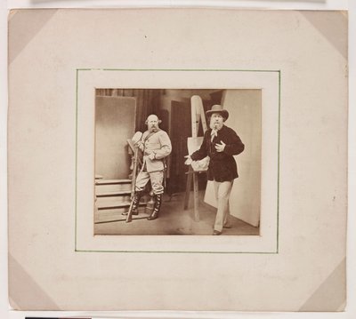 „Rejlander představuje Rejlandera dobrovolníka“, c 1865 od Unbekannt Unbekannt