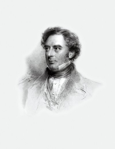 Robert Stephenson , anglický strojní a stavební inženýr, c 1830-1839 od Unbekannt Unbekannt