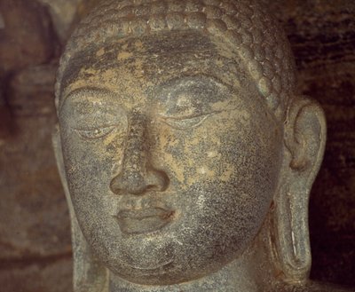 Srí Lanka, Polonnaruwa, Detail sochy Buddhy z Gal Vihara (Seznam světového dědictví UNESCO od Unbekannt Unbekannt