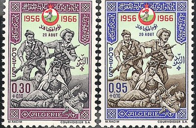 Známky za nezávislost Alžírska 1956-1966 od Unbekannt Unbekannt