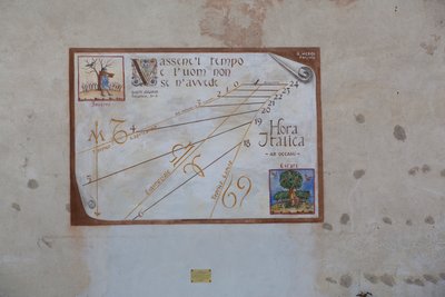 Sluneční hodiny, sluneční hodiny, Aiello del Friuli, Friuli, Itálie od Unbekannt Unbekannt