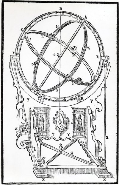 Armillary Equatorial Tycha Brahe od Unbekannt Unbekannt