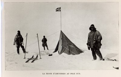 Stan opustil na jižním pólu Roald Amundsen (1872-1928) v roce 1911, 1912 od Lieutenant Henry Robertson Bowers