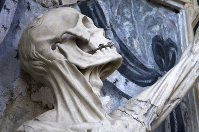Stažený, nebo The Skeleton, detail od Ligier Richier