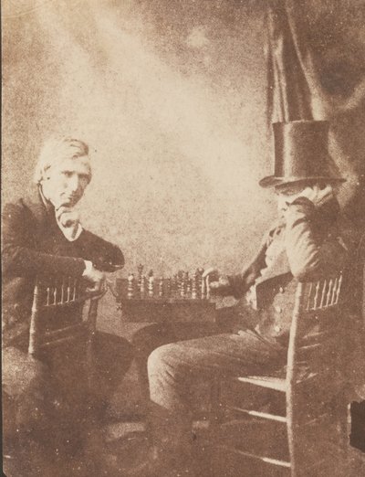 Hráči šachu, ca. 1845. od Likely by Antoine François Jean Claudet.