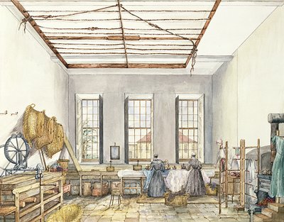 Prádelna v Aynhoe, 23. února 1847 od Lili Cartwright