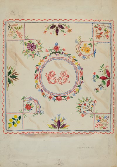 Deka, c. 1936. od Lillian Causey