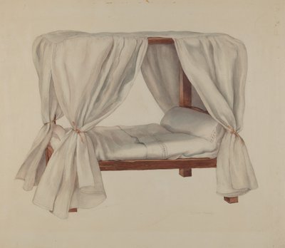 Postýlka pro panenky, c. 1937. od Lillian Causey