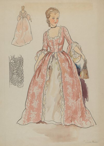 Šaty, c. 1936. od Lillian Causey