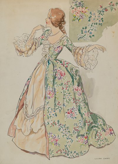 Dámský kostým, c. 1936. od Lillian Causey
