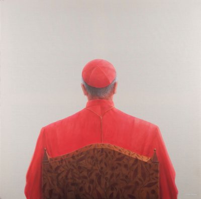 Kardinál, 2012 (akryl na plátně) od Lincoln Seligman