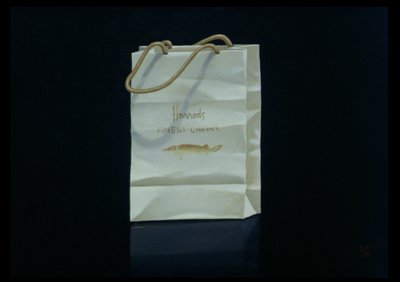 Kaviárová taška Harrods, 1989 od Lincoln Seligman