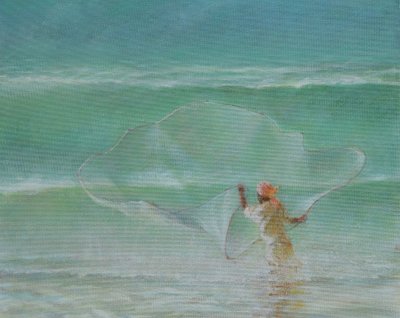Lone Fisherman 2019 od Lincoln Seligman