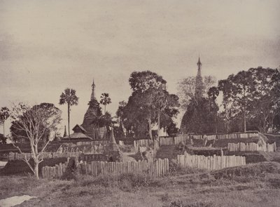 Rangún: Severní vchod do pagody Shwe Dagon od Linnaeus Tripe