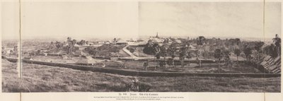 Rangún: Pohled na Cantonment od Linnaeus Tripe