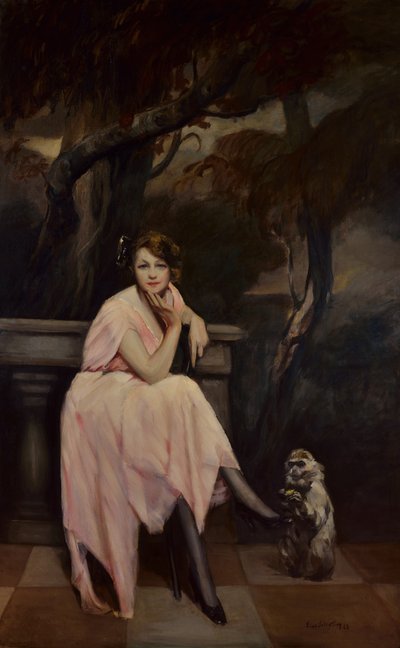 Slečna v růžové, 1923. od Lino Selvatico