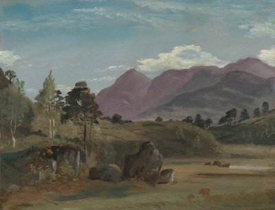Horská krajina, možná v Lake District od Lionel Constable