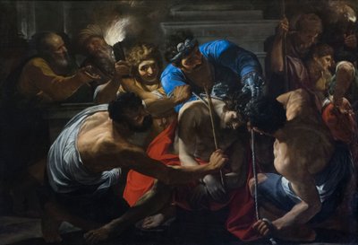 Trnová korunovace, konec 16.-začátek 17. století (olej na plátně) od Lionello Spada