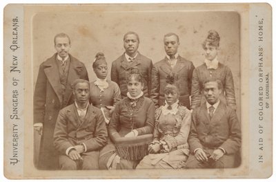 University Singers of New Orleans,c. 1879 (foto) od Llewellyn A. Sawyer