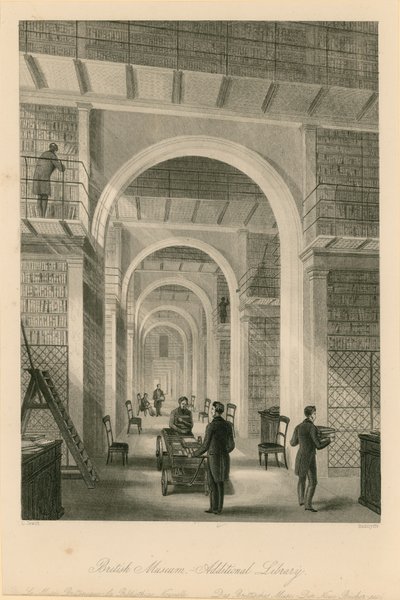 Britské muzeum, další knihovna od Llewellyn Jewitt