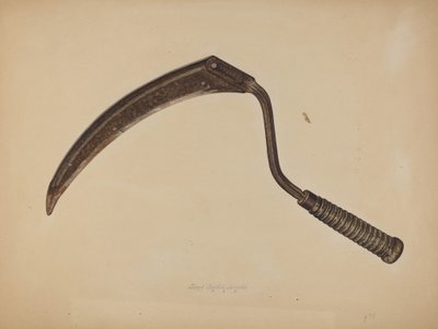 Ruční srp, 1939. od Lloyd Charles Lemcke
