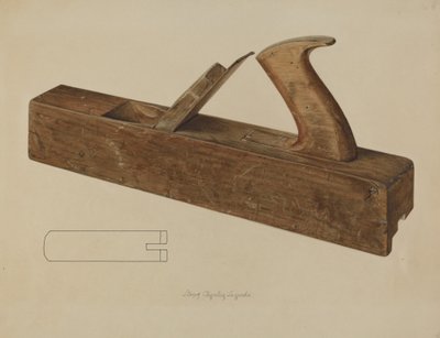 Rabbet Plane, 1938. od Lloyd Charles Lemcke
